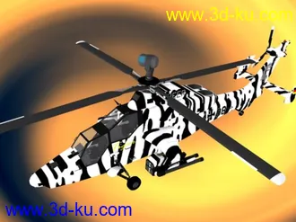 3D打印模型欧洲武直-虎（德国雪地老虎）max精细的图片