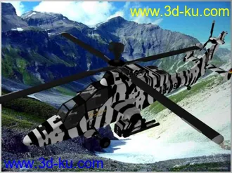 3D打印模型欧洲武直-虎（德国雪地老虎）max精细的图片