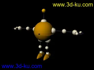 3D打印模型BOBO绑定全，可动画的图片