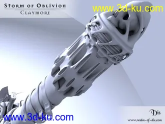 3D打印模型3dtotal上找来的剑的图片