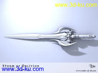 3D打印模型3dtotal上找来的剑的图片