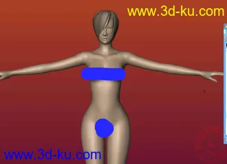 3D打印模型mudbox刷的美女的图片