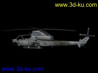 3D打印模型战地2 美军武直  加送一把枪的图片