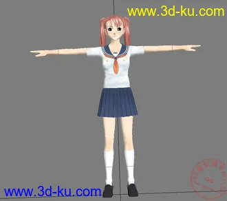3D打印模型电车吃饭里的3个MM~~~的图片