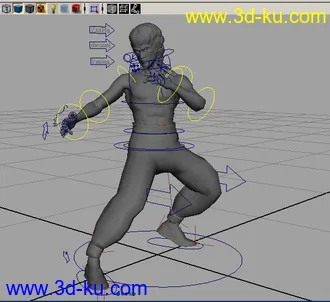 3D打印模型李小龙~~ 骨骼表情！！！的图片