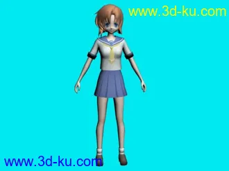 3D打印模型寒蝉女主—龙宫礼奈的图片