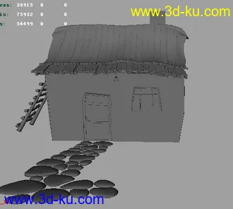 3D打印模型可爱农房的图片
