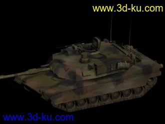 3D打印模型战地2 美军坦克的图片
