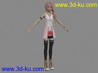 最终幻想超漂亮丝衣未MMSarah，完整贴图，完整模型！！！！！的图片