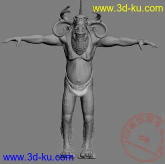 3D打印模型怪物.的图片