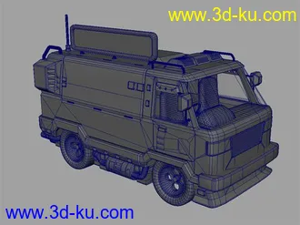 3D打印模型成龙电影中的餐车模（ma&mb格式带贴图和材质的图片