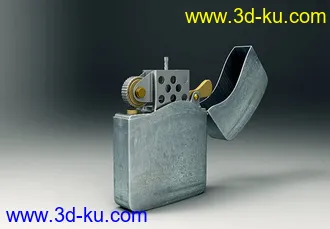 3D打印模型四边面打火机的图片