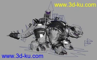 3D打印模型坐骑，绑定很棒的~的图片