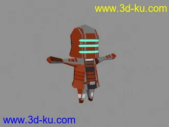 死亡空間主角Q版模型的图片