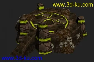 3D打印模型发两个精细游戏场景（下了的人回一下）的图片