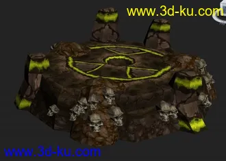 3D打印模型发两个精细游戏场景（下了的人回一下）的图片