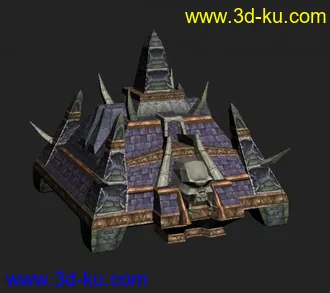 3D打印模型发两个精细游戏场景（下了的人回一下）的图片