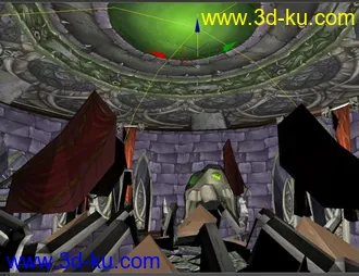 3D打印模型发两个精细游戏场景（下了的人回一下）的图片