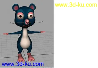 3D打印模型公司里做的小老鼠的图片