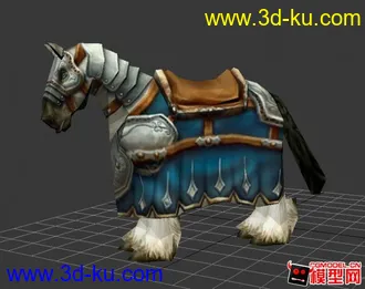 魔兽模型-战马的图片