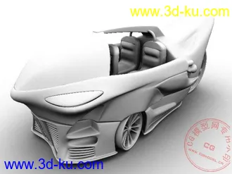 3D打印模型仿做 一辆概念摩托的图片