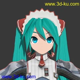 3D打印模型ps3初音@战场女武神服装一套的图片
