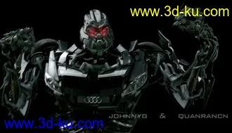 3D打印模型奥迪变形金刚的图片
