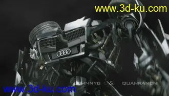 3D打印模型奥迪变形金刚的图片