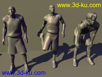 3D打印模型整理了一下，湖人和凯尔特人，有兴趣的下喽~的图片