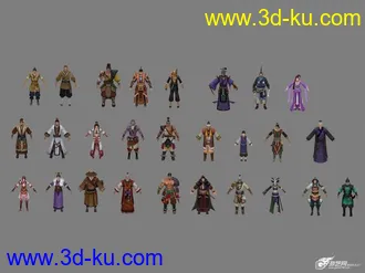 3D打印模型武林至尊npc的图片