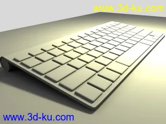 3D打印模型苹果G6键盘~分体~的图片