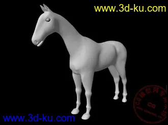 3D打印模型一匹小马的图片