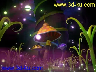 很漂亮的场景，模型材质灯光齐全的图片