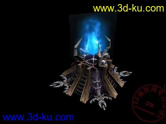 3D打印模型魔兽中的不死祖通灵塔！自己玩着喜欢就做了下！的图片