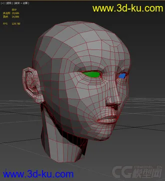 3D打印模型高模人头一个的图片