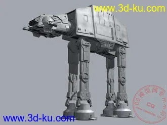 3D打印模型星球大战 atat 步行坦克的图片