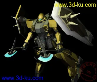 3D打印模型自制zaku的图片