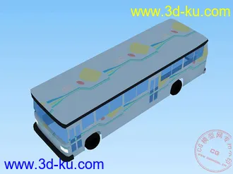3D打印模型公交车的图片