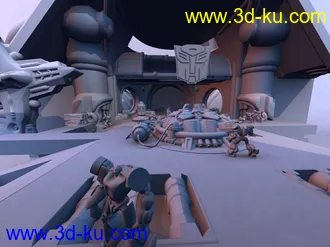 3D打印模型没错，这就是汽车人的基地~的图片