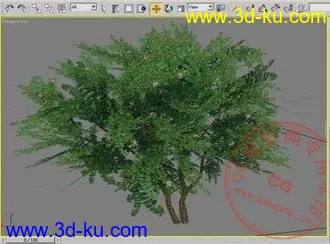 3D打印模型发一颗游戏中用的树 ：）的图片