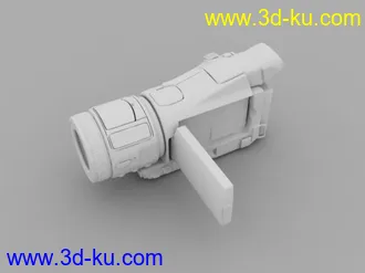 3D打印模型DV摄像机白模的图片