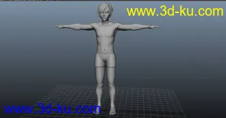 3D打印模型男青年的图片