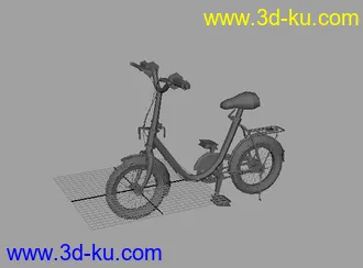3D打印模型无聊做的自行车的图片