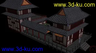 3D打印模型最近做的一个小型中式建筑~大家狠狠拍呀。。多题宝贵意见~小弟先谢过了的图片