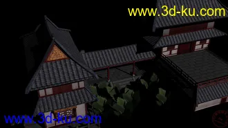 3D打印模型最近做的一个小型中式建筑~大家狠狠拍呀。。多题宝贵意见~小弟先谢过了的图片
