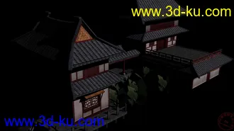3D打印模型最近做的一个小型中式建筑~大家狠狠拍呀。。多题宝贵意见~小弟先谢过了的图片