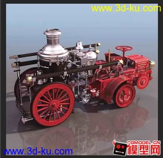 3D打印模型很久以前的车的图片