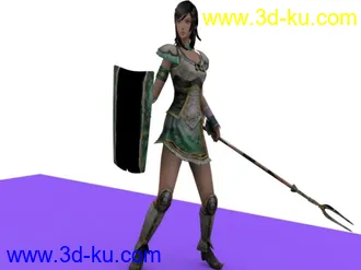 3D打印模型三国无双7 星彩的图片