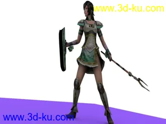 3D打印模型三国无双7 星彩的图片