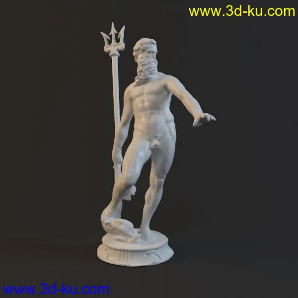 海神雕像(实体扫描)模型的图片1